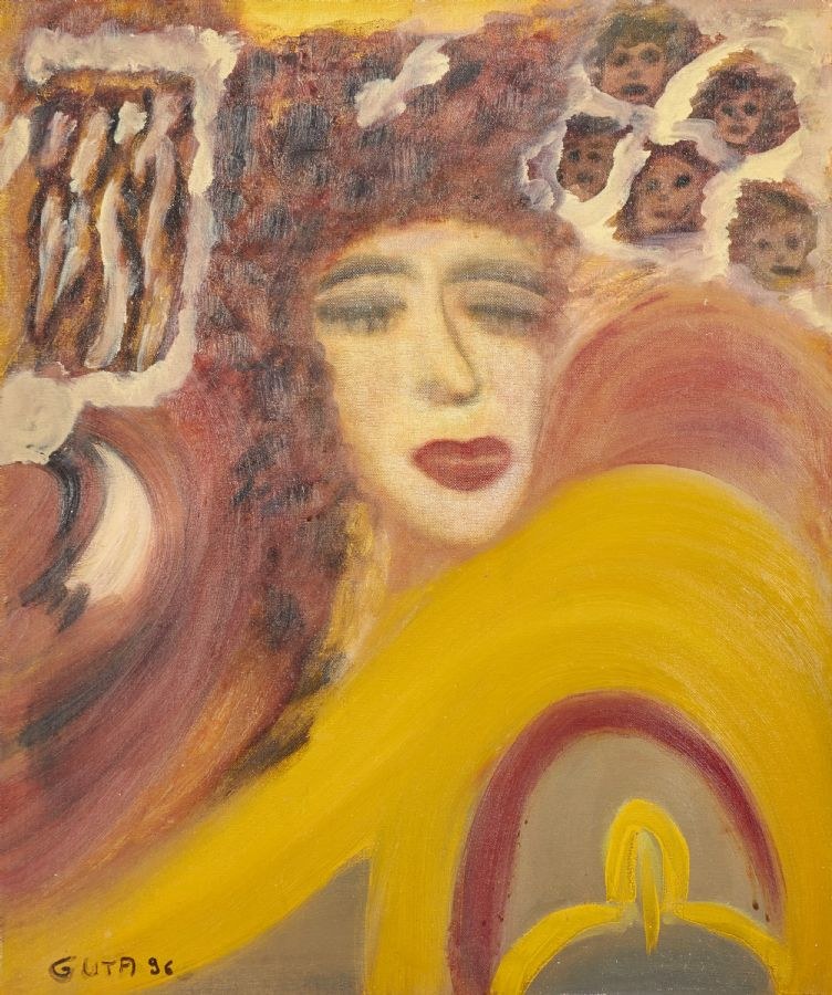 Painting, signed Guta, 1996